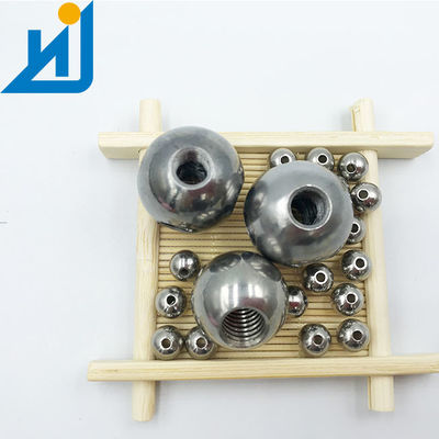 High Precision 304 22mm 25mm Threaded Stainless Steel Ball With M12 Hole